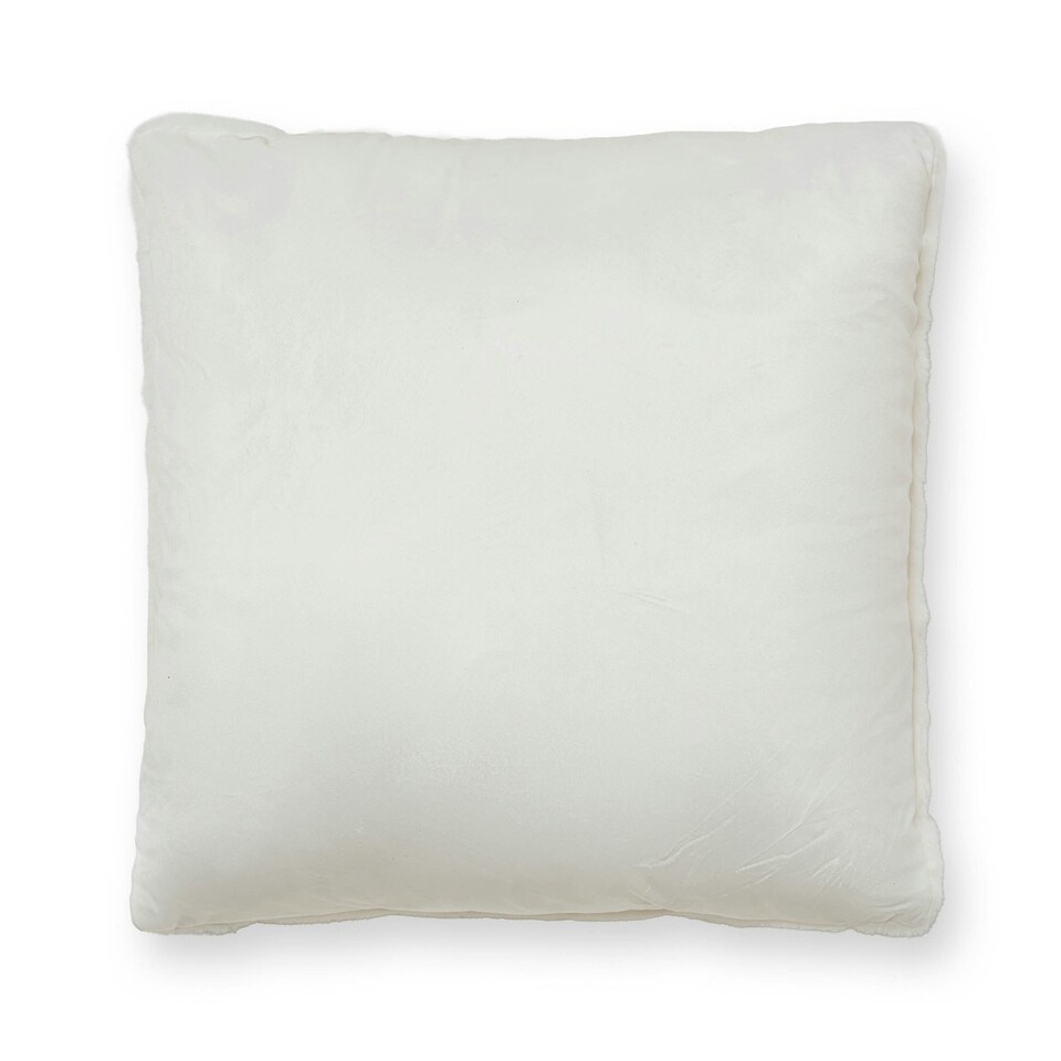 image 1 of BHS Christmas Sparkling Snowflakes Cushion, White White | White