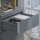 image 8 of FWStyle Stora 3 Drawer Chest of Drawers - Grey Gloss Front