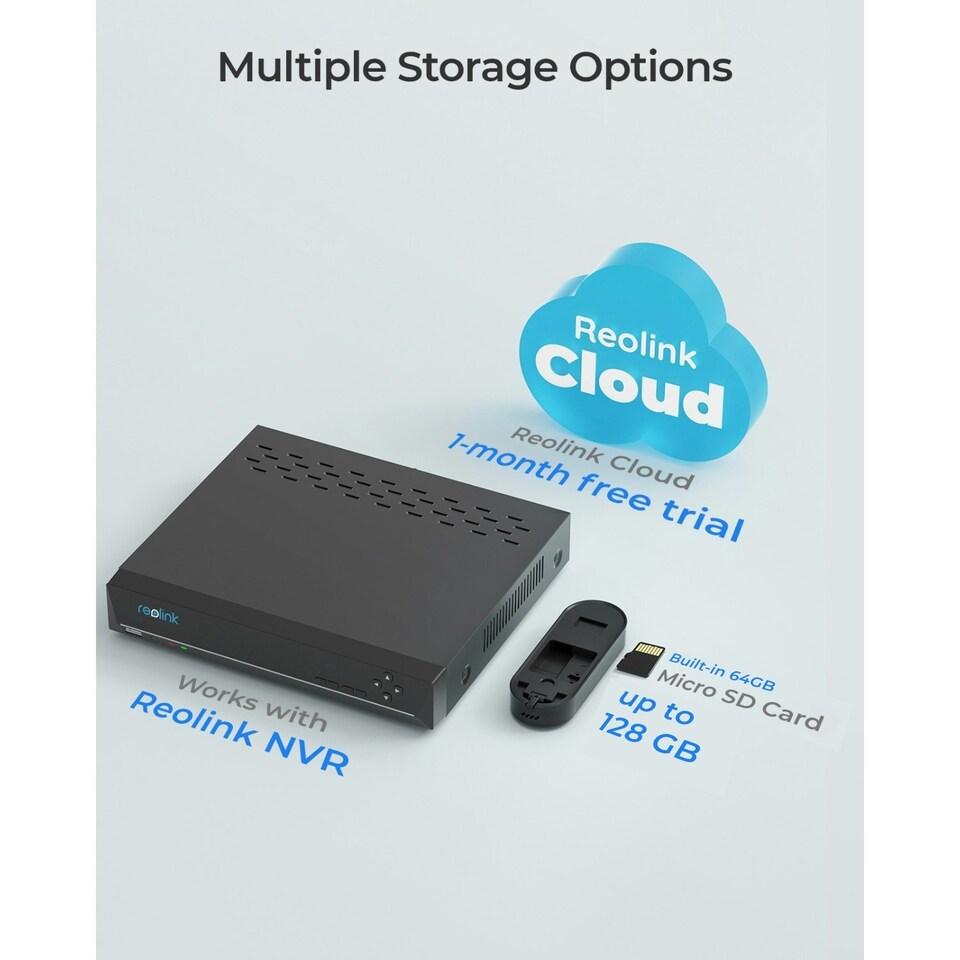 image 1 of reolink 5mp wifi 180 videodoorbell+64gb