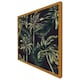 image 1 of Green palm on black (Picutre Frame) Brown | Oak | XS