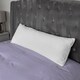 image 3 of Aamira Bolster Long Full Body Cushion Pillow 120x40cm, Orthopaedic Shredded Memory Foam | White | White | 120x40 cm | 1