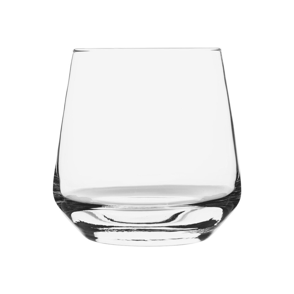 image 1 of LAV Lal Whiskey Glasses - 345ml - Clear - Pack of 6 | Clear | Clear