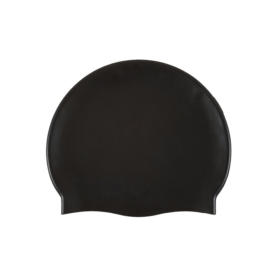 image 1 of Arena Unisex Adult Classic Silicone Swim Cap - Black/Silver - One Size