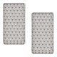image 6 of Laguna Anti Slip Grey PVC Bath Mat 68cm x 37cm - 2 Set | Grey | Grey | 2