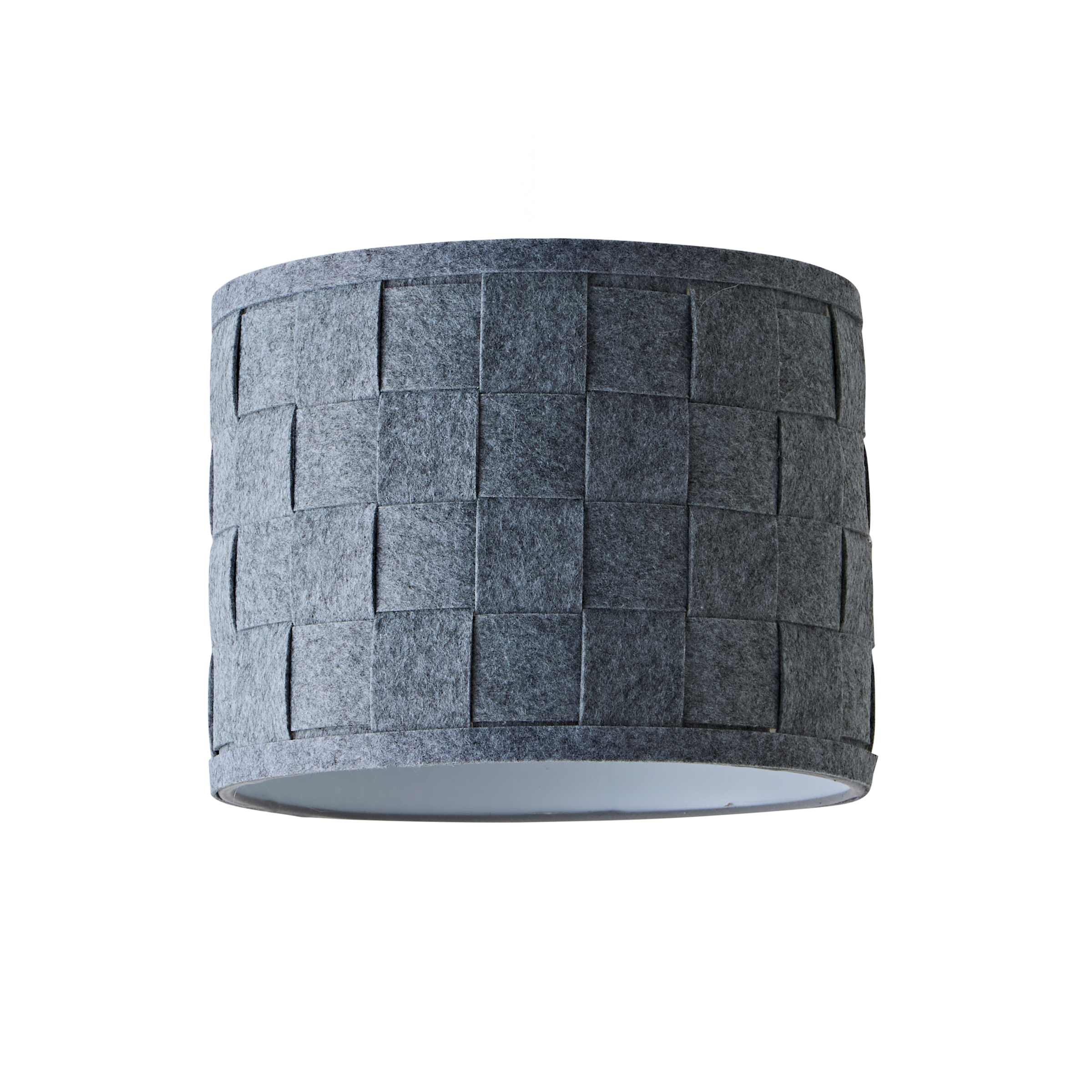 ValueLights Monza Small Grey Ceiling Pendant Shade