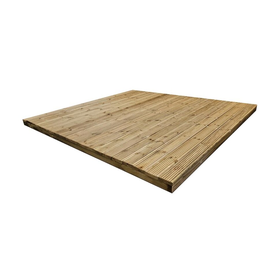 image 1 of Snowdon Timber Treated Premium Decking Kit (H) 178mm (W) 2.4m (L) 2.4m