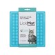 image 2 of Lickimat Playdate Treat Interactive Mat Boredom Buster - Cat Turquiose