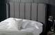 image 3 of Aurora Grey Velvet Ottoman Bed And Neptune Spring Mattress Double | Grey
