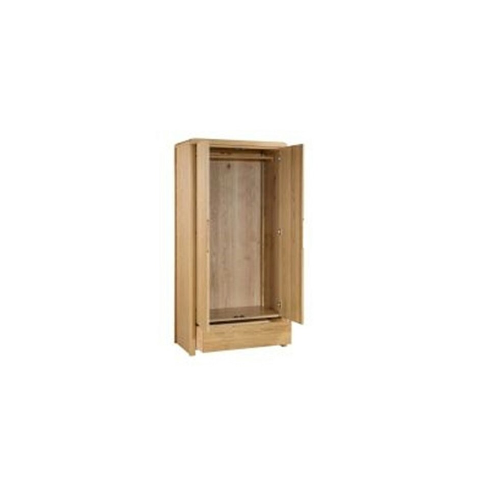 image 1 of Oak Curve Combination Wardrobe