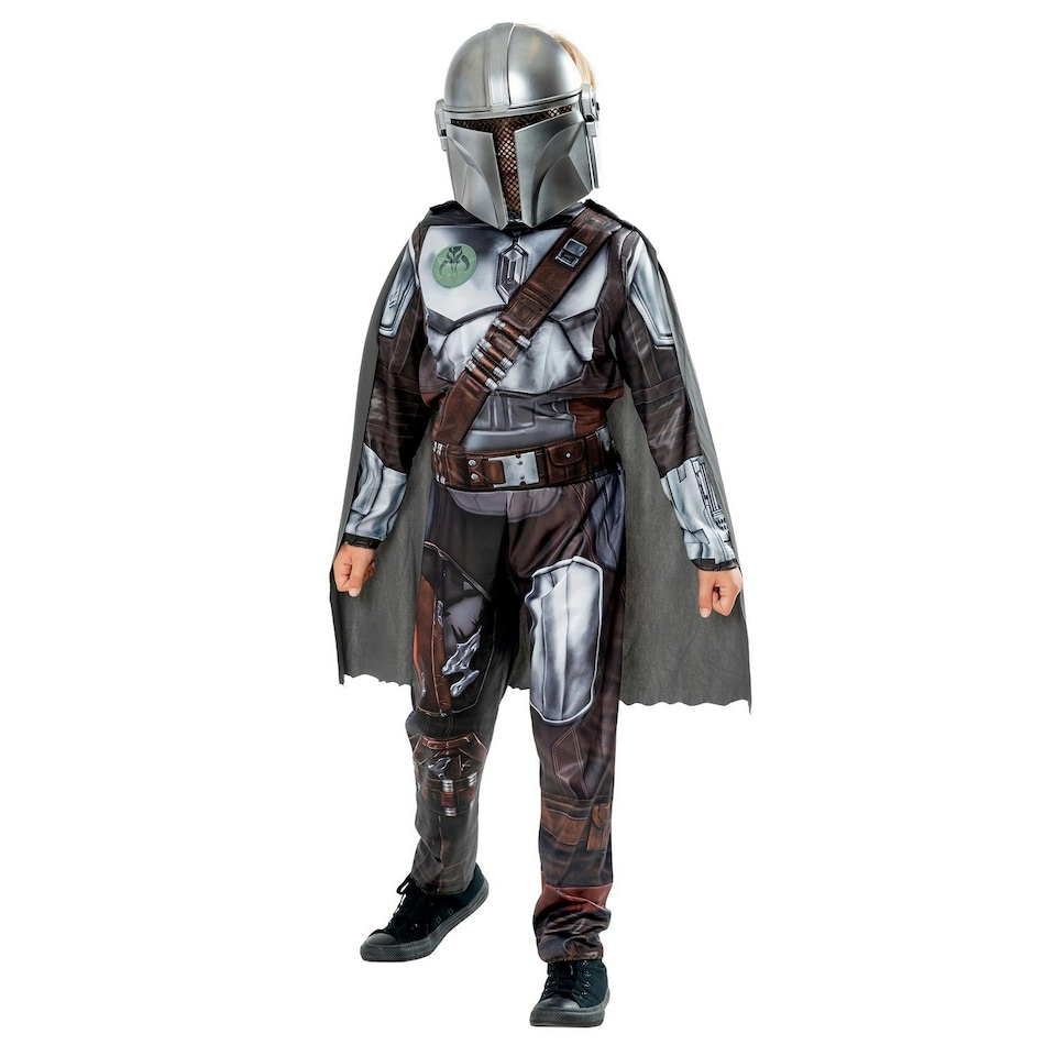image 1 of Star Wars: The Mandalorian Childrens/Kids Costume - Black - 10-12 Years 10