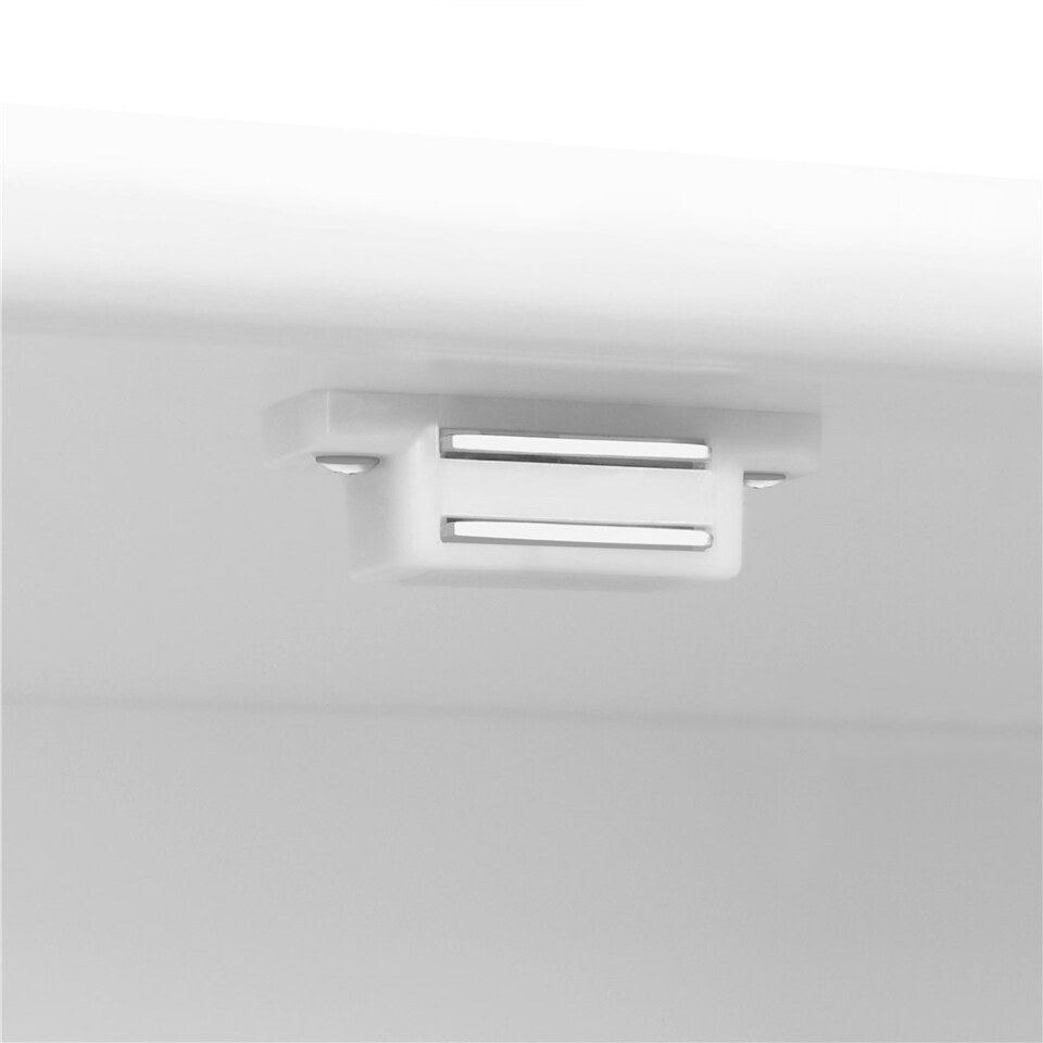 image 1 of Yaheetech 4-Tier Bathroom Floor Cabinet with Single Door White White
