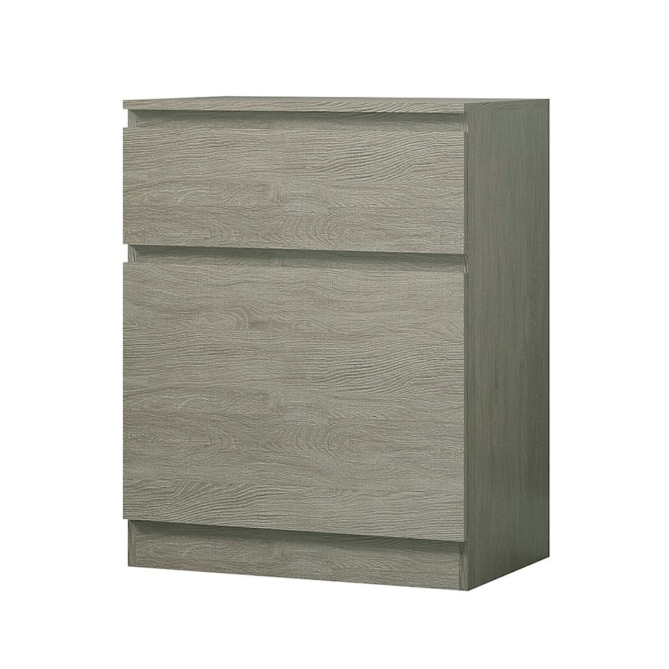 image 1 of FWStyle Stora 1 Door 1 Drawer Multi-Storage Unit - Rustic Oak Brown