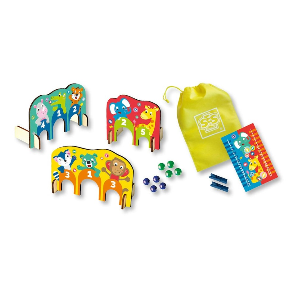 image 1 of SES CREATIVE Wooden Arch Boards Marble Game