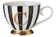 image 1 of Interiors By Premier Regal Design Duchess C Letter Monogram Mug, Personalized Coffee Mug For Kitchen, Durable Mug For Breakfast