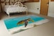 image 3 of Photo Of Sea Turtle In The Galapagos Island Designer Rug | Multi