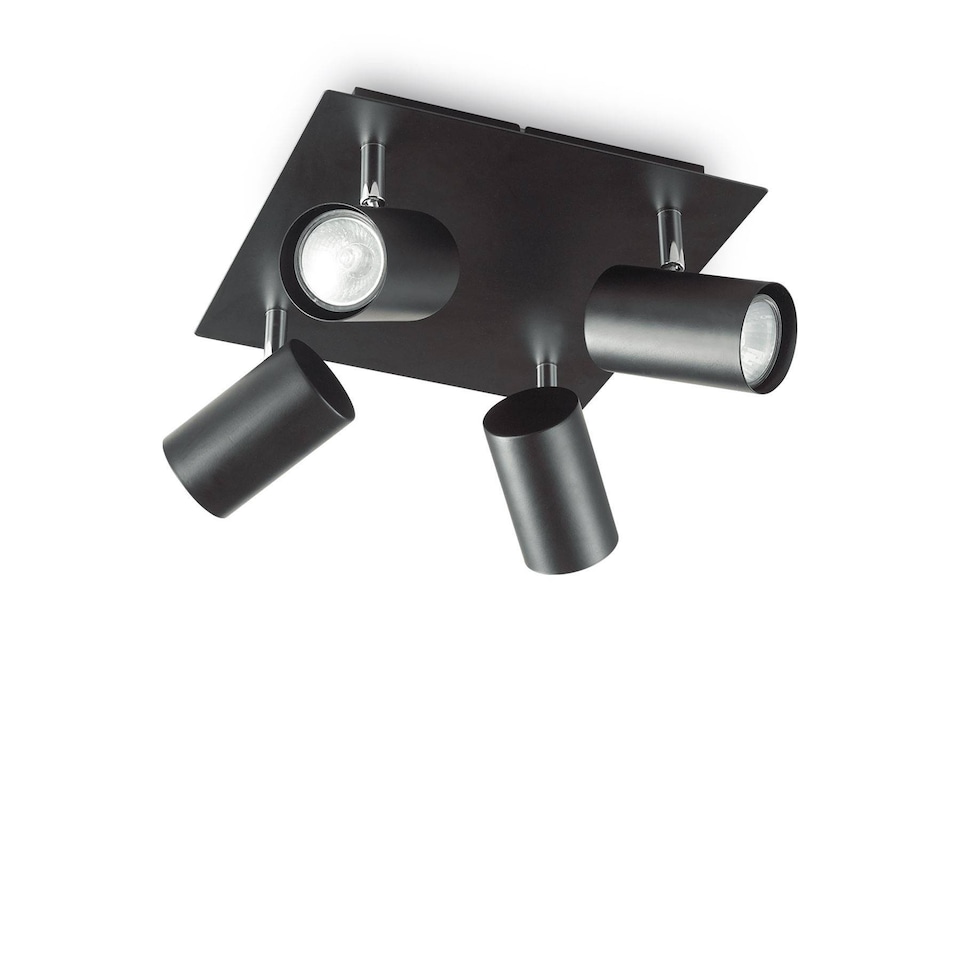 image 1 of Spot 4 Light Ceiling Light Black