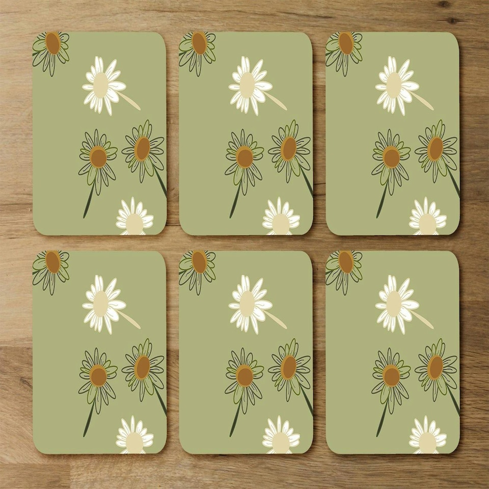 image 1 of Patterns and shapes in the style of scrapbooking (Coaster)