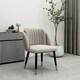 image 2 of Set of 2 Milano Velvet Dining Chairs with Stylish Ribbed Back Design, Black Metal Legs with Silver Tips Grey | Silver End Tips