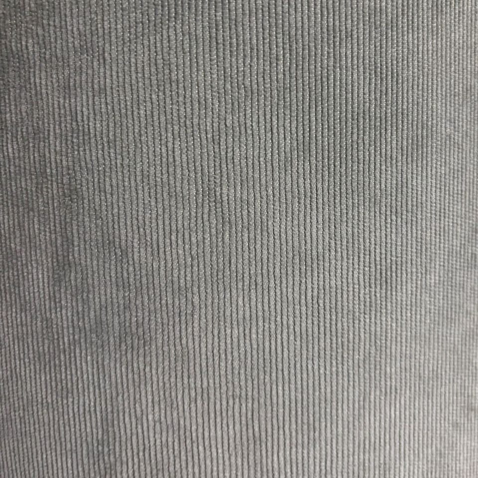 image 1 of CGC LOLA Grey Corduroy 30cm Lampshade with Silk Inner