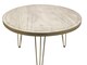 image 4 of Light Gold Round Dining Table