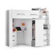 image 1 of Granite Highsleeper White / Silver -  Single (90cm)