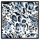 image 2 of Blue leopard print (Picture Frame) Brown | S