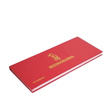 Kookaburra 100 Innings Cricket Scorebook - Red/Gold - One Size