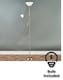 image 4 of ValueLights Mozz Antique Brass Mother & Child Floor Lamp & Bulbs | Gold