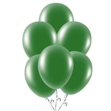Forest Green Biodegradable Latex Balloons 23cm / 9 in - Pack of 30