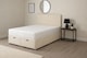 image 2 of Plush Cream Apollo Velvet 2ft6 Small Single End Lift Ottoman Divan Bed Set