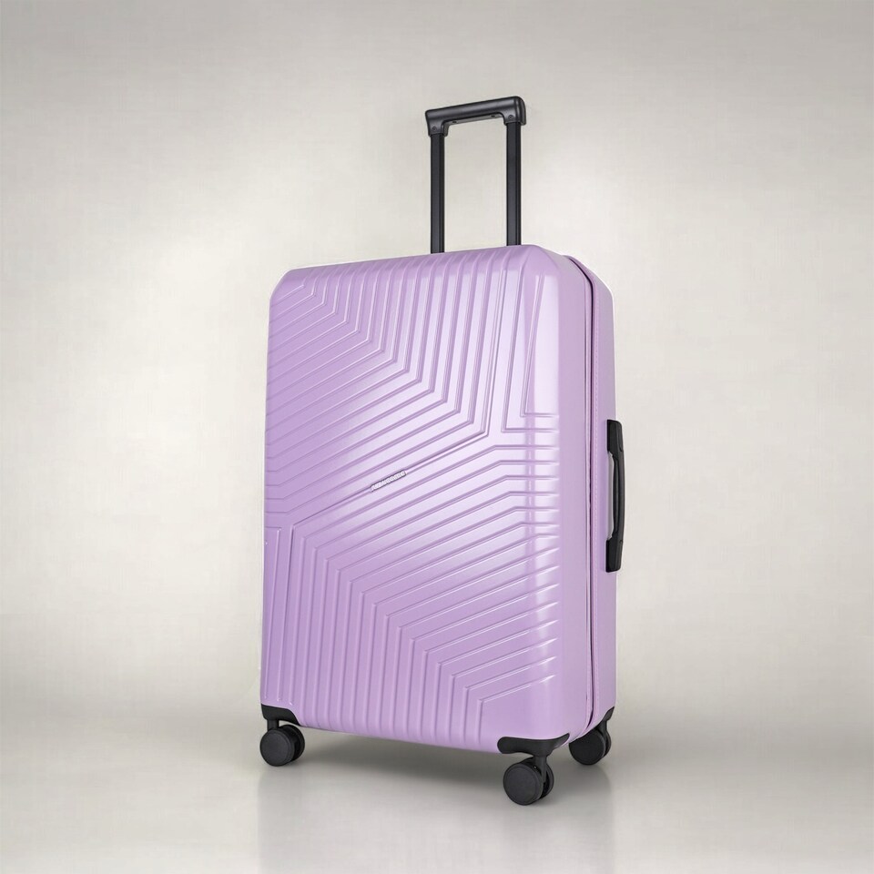 image 1 of Large Suitcase 28’ Inch Hard Shell Checked Luggage - Lightweight, Durable with Built-in Cupholder, TSA Lock, Dual Spinner Wheels