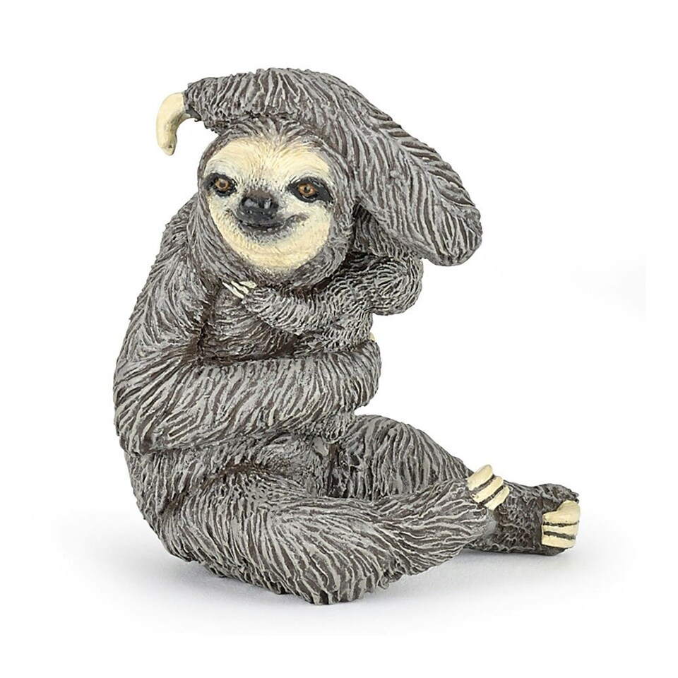 image 1 of PAPO Wild Animal Kingdom Sloth Toy Figure