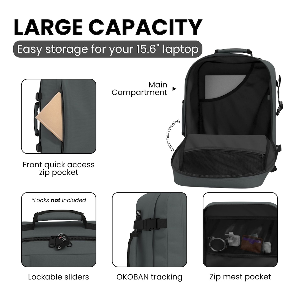 image 1 of Classic Cabin Backpack 36L Infinity Blue | Blue | Infinity Blue