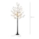 image 7 of HOMCOM 6ft Artificial Tree with Warm White LED Lights, Baby Breath Flowers