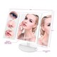 image 3 of Full Size LED Makeup Mirror 1x 3x 5x & 10x Magnification