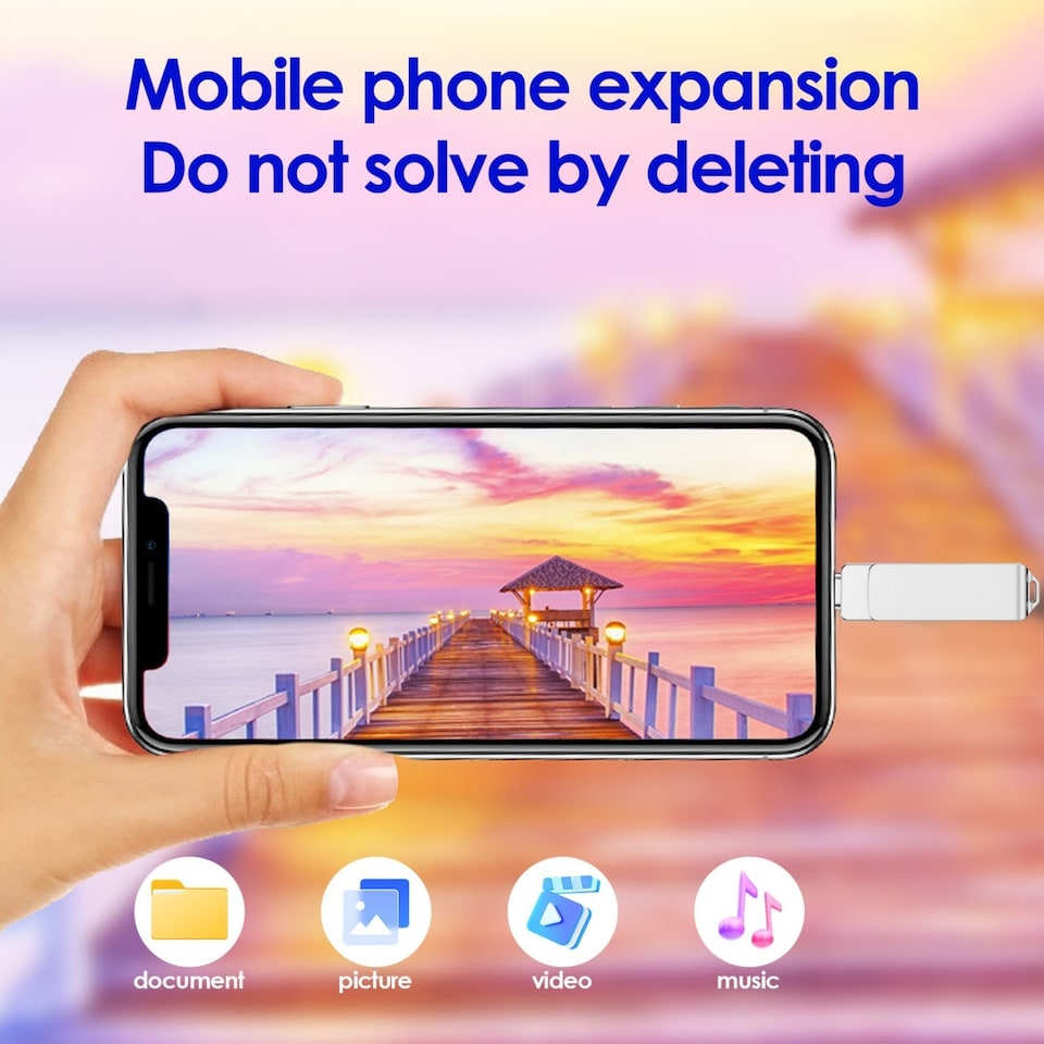 image 1 of 128GB Photo Stick USB 3.0 Flash Drive for iPhone
