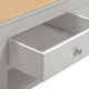 image 5 of Bordeaux Indoor 2 Drawer Coffee Table - L60 x W110 x H50 cm - Pebble Grey - Oak