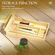 image 6 of Vinsetto Wooden Table Easel Box Hold Canvas up to 61cm Adjustable Sketch Board Yellow