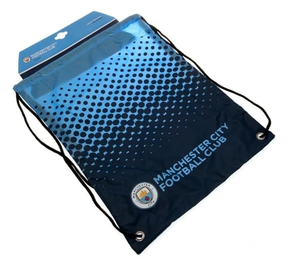 image 1 of Manchester City Fade Gym Bag Blue