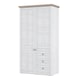 image 3 of Illoppa 2 Door Wardrobe in Snowy Oak/Oak Nelson