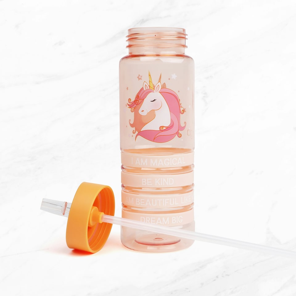 image 1 of Myga Kids' Positivity Band Water Bottles - Unicorn