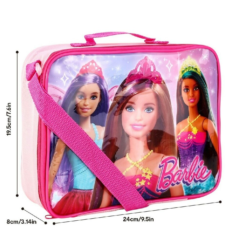 image 1 of Barbie Princess Insulated Lunch Bag - Pink - One Size