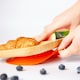 image 5 of Tiny Dining Children's Bamboo Suction Plate - Orange Orange