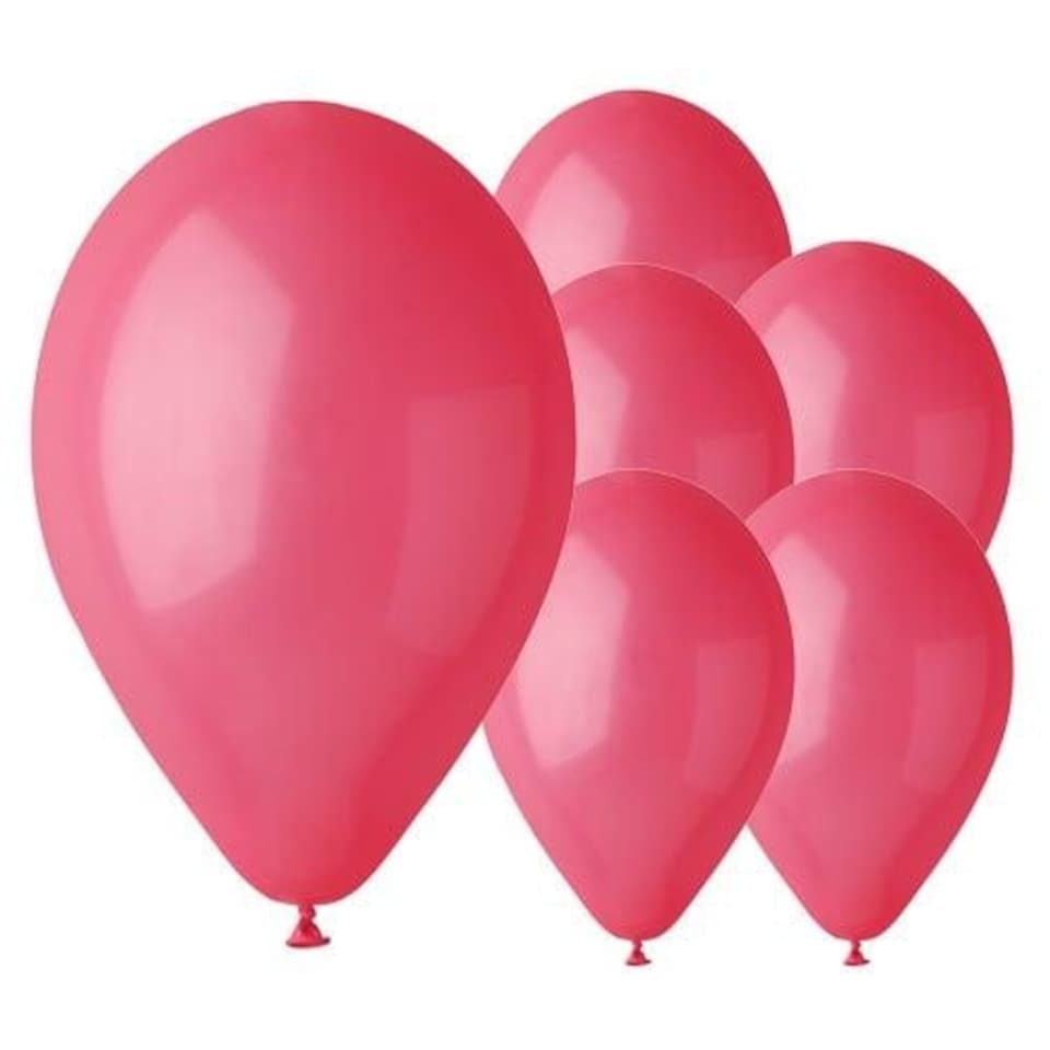 image 1 of Raspberry Pink Bio Latex Balloons 33cm / 13 in - Pack of 10