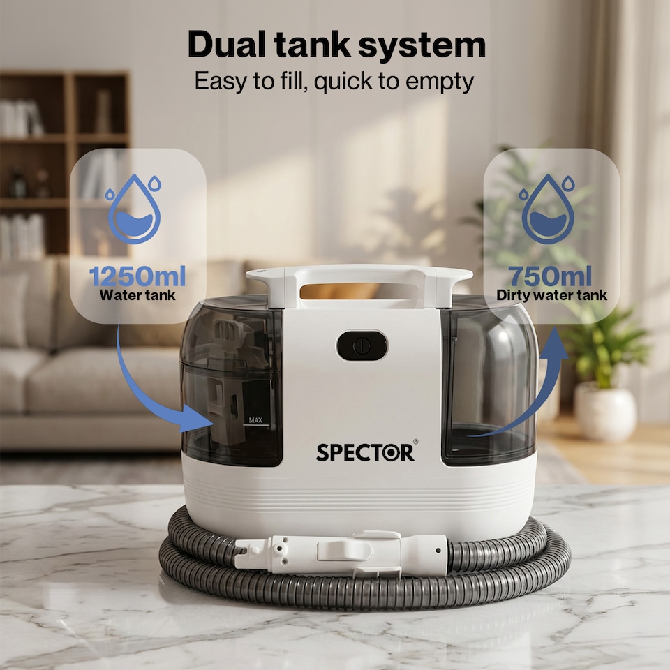 image 1 of Spector Carpet Cleaner Portable Handheld Cleaner Upholstery Cleaning Machine