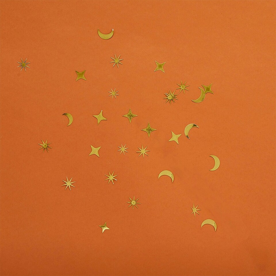 image 1 of Gold Moon & Stars Table Scatter 10g