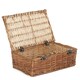 image 1 of Wicker Empty Rectangular Gift Basket Brown | Brown | One Size