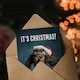 image 3 of Christmas Card Cocker Spaniel Photograph Dog in Santa Hat Funny