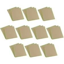 Mixed Grit Sandpaper Sanding Sheets For Metal Wood Plastic 60 - 240 Grit 300pc