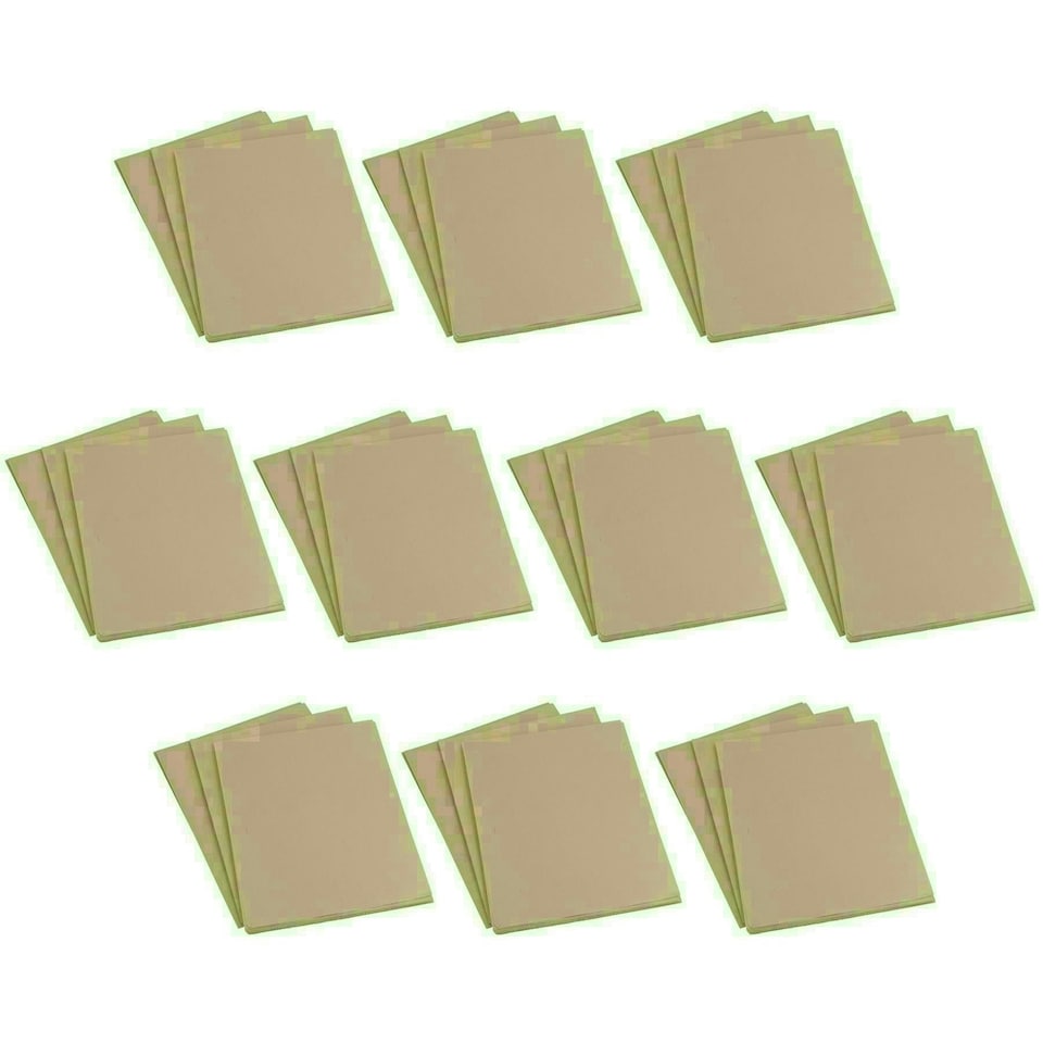 image 1 of Mixed Grit Sandpaper Sanding Sheets For Metal Wood Plastic 60 - 240 Grit 300pc
